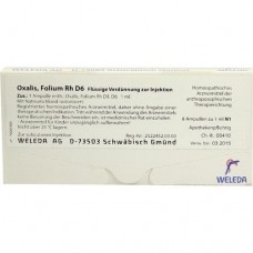 OXALIS FOLIUM Rh D 6 Ampullen 8X1 ml