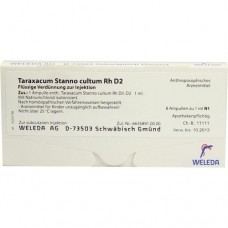 TARAXACUM STANNO cultum RH D 2 Ampullen 8X1 ml