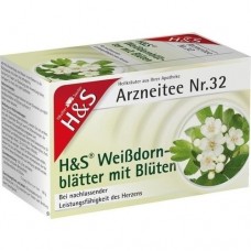 H&S Weißdornblätter mit Blüten Filterbeutel 20 St