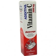ADDITIVA Vitamin C Blutorange Brausetabletten 20 St