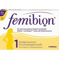 FEMIBION Schwangerschaft 1 D3+800 μg Folat o.Jod 60 St
