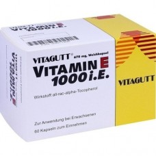 VITAGUTT Vitamin E 1000 Weichkapseln 60 St