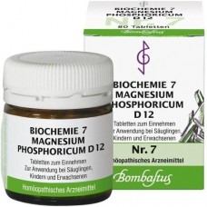 BIOCHEMIE 7 Magnesium phosphoricum D 12 Tabletten 80 St