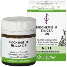 BIOCHEMIE 11 Silicea D 6 Tabletten 80 St