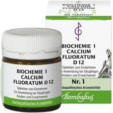 BIOCHEMIE 1 Calcium fluoratum D 12 Tabletten 80 St