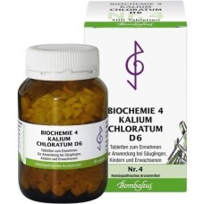 BIOCHEMIE 4 Kalium chloratum D 6 Tabletten 500 St