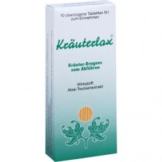 KRÄUTERLAX Dr.Henk 15 mg Kräuterdrag.z.Abführen 10 St