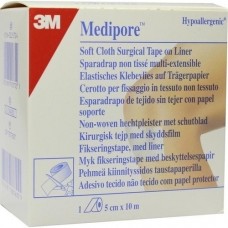 MEDIPORE Fixiervlies hypoallerg.5cmx10m 2991NP-1 1 St