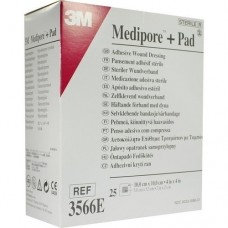 MEDIPORE Plus Pad 3566E steriler Wundverband 25 St