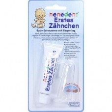 NENEDENT Baby Erstes Zähnchen Zahncr.+Fingerling 15 ml