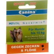 PETVITAL Novermin flüssig f.Hunde bis 15 kg 2 ml