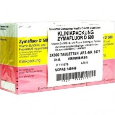 ZYMAFLUOR D 500 Tabletten 3X300 St