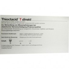 THIOCTACID T Direkt + Zubehör Injektionslösung 5X50 ml