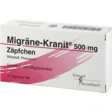 MIGRÄNE KRANIT 500 mg Zäpfchen 10 St