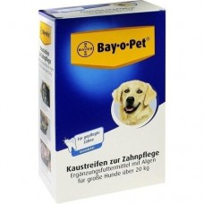 BAY O PET Zahnpfl.Kaustreif.f.gr.Hunde 140 g