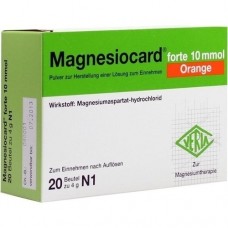 MAGNESIOCARD forte 10 mmol Orange Plv.z.H.e.L.z.E. 20 St