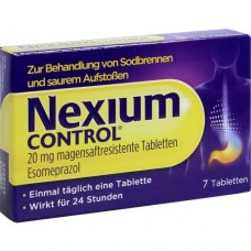 NEXIUM Control 20 mg magensaftresistente Tabletten 7 St