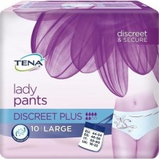 TENA LADY Pants Discreet plus L 10 St
