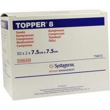 TOPPER 8 Kompr.7,5x7,5 cm steril 50X2 St
