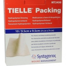 TIELLE Packing Hydropolymer-Verb.9,5x9,5 cm steril 10 St
