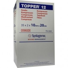 TOPPER 12 Kompr.10x20 cm steril 35X2 St