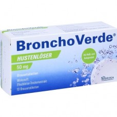 BRONCHOVERDE Hustenlöser 50 mg Brausetabletten 10 St