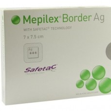 MEPILEX Border Ag Schaumverb.7x7,5 cm 5 St