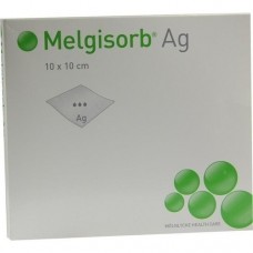 MELGISORB Ag Verband 10x10 cm 10 St