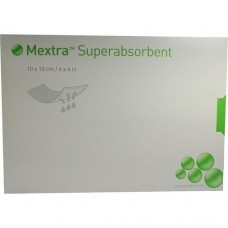 MEXTRA Superabsorbent Verband 10x15 cm 10 St