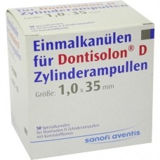 DONTISOLON D Einm.Kan.f.Dontisolon D Zyl.Amp. 50 St