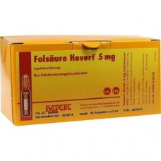 FOLSÄURE HEVERT 5 mg Ampullen 50 St
