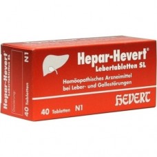 HEPAR HEVERT Lebertabletten SL 40 St