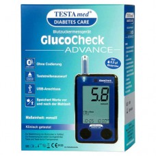 TESTAMED GlucoCheck Advance Starter Kit mmol/l 1 St