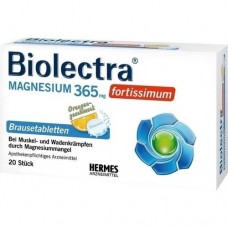 BIOLECTRA Magnesium 365 fortissimum Orange Br.Tab 20 St