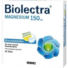 BIOLECTRA Magnesium Brausetabletten 20 St