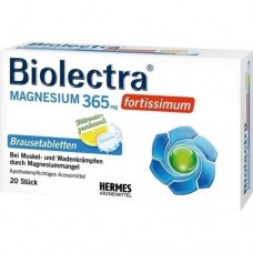 BIOLECTRA Magnesium 365 fortissimum Zitrone Br.Tab 20 St
