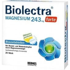 BIOLECTRA Magnesium 243 forte Zitrone Brausetabl. 20 St