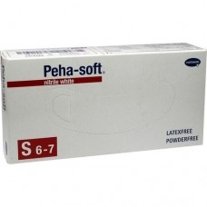 PEHA-SOFT nitrile white Unt.Hands.pud.fr.unst.S 100 St
