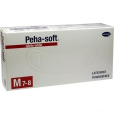 PEHA-SOFT nitrile white Unt.Hands.pud.fr.unst.M 100 St