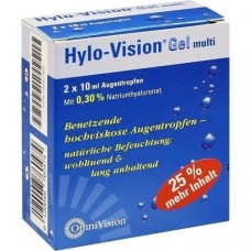 HYLO-VISION Gel multi Augentropfen 2X10 ml