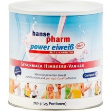 HANSEPHARM Power Eiweiß plus Himbeere-Vanille Plv. 750 g