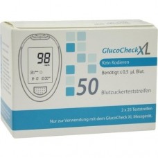 GLUCO CHECK XL Blutzuckerteststreifen 50 St